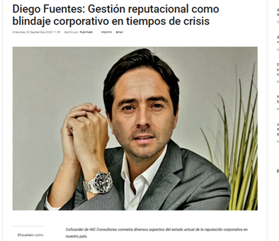 Gestión reputacional un blindaje corporativo clave en tiempos de crisis.