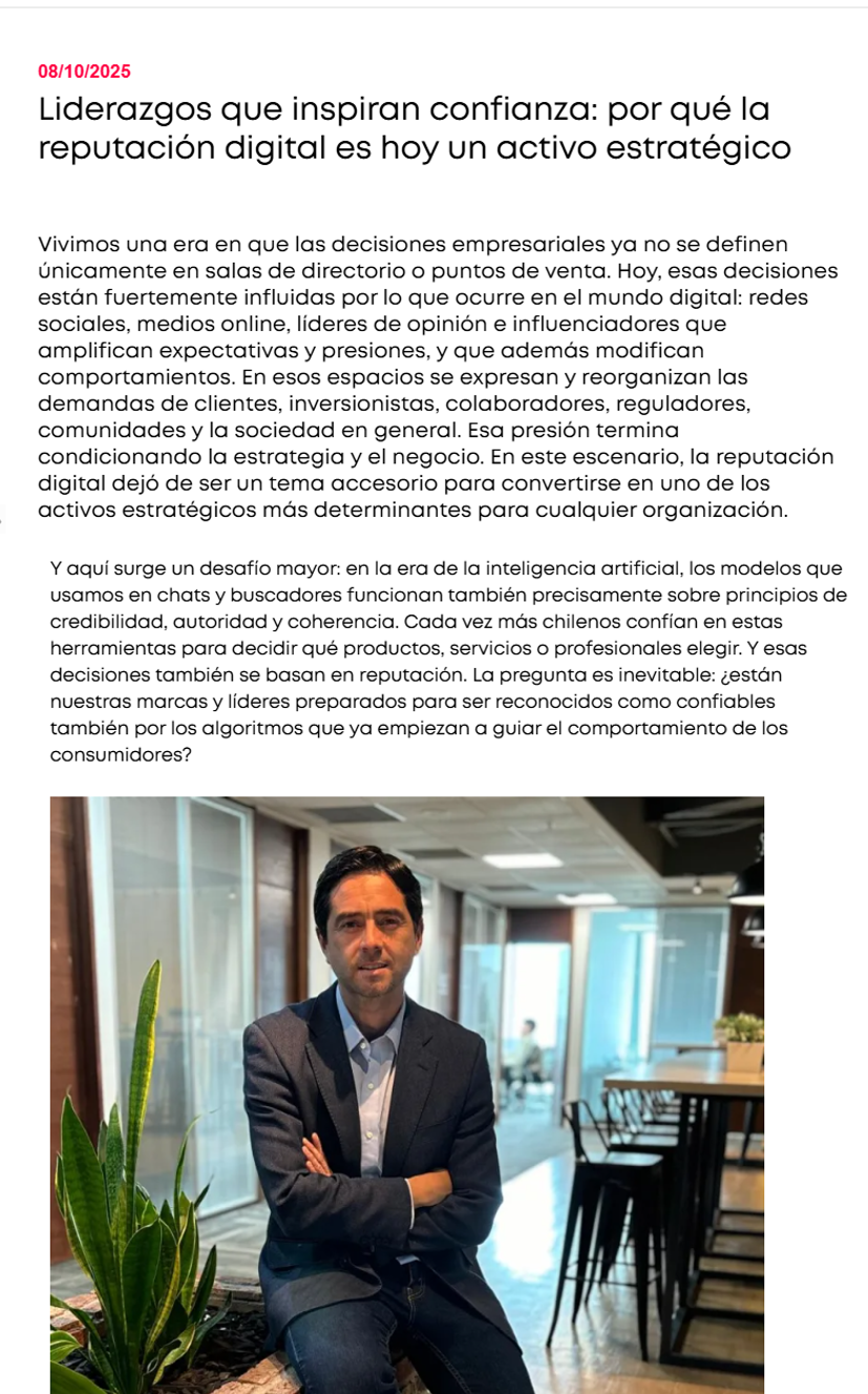 Liderazgos que inspiran confianza